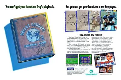 Troy Aikman NFL Football