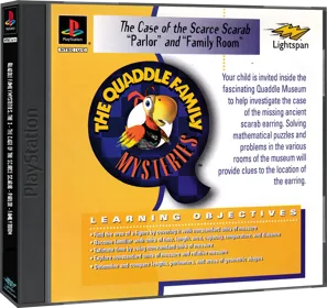 The Quaddle Family Mysteries 3: The Case of the Scarce Scarab: Parlor: Family Room
