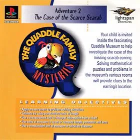 The Quaddle Family Mysteries 2: The Case of the Scarce Scarab: Garden