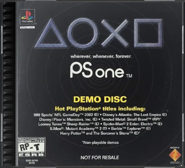PSone: Wherever, Whenever, Forever.