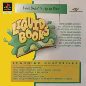 Liquid Books Adventure 5: Pop-Out Prose