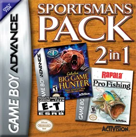 Sportsmans Pack 2 in 1: Cabela's Big Game Hunter and Rapala Pro Fishing