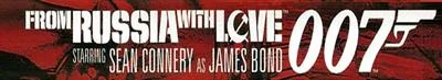 007: From Russia with Love